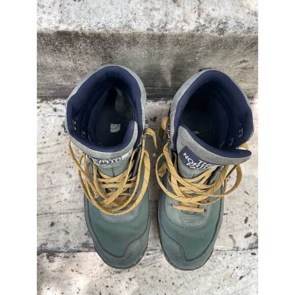 The North Face Green Outdoor Hiking Boots Men’s Lace-Up Trail Grip Mens Sz 10 - Picture 2 of 11